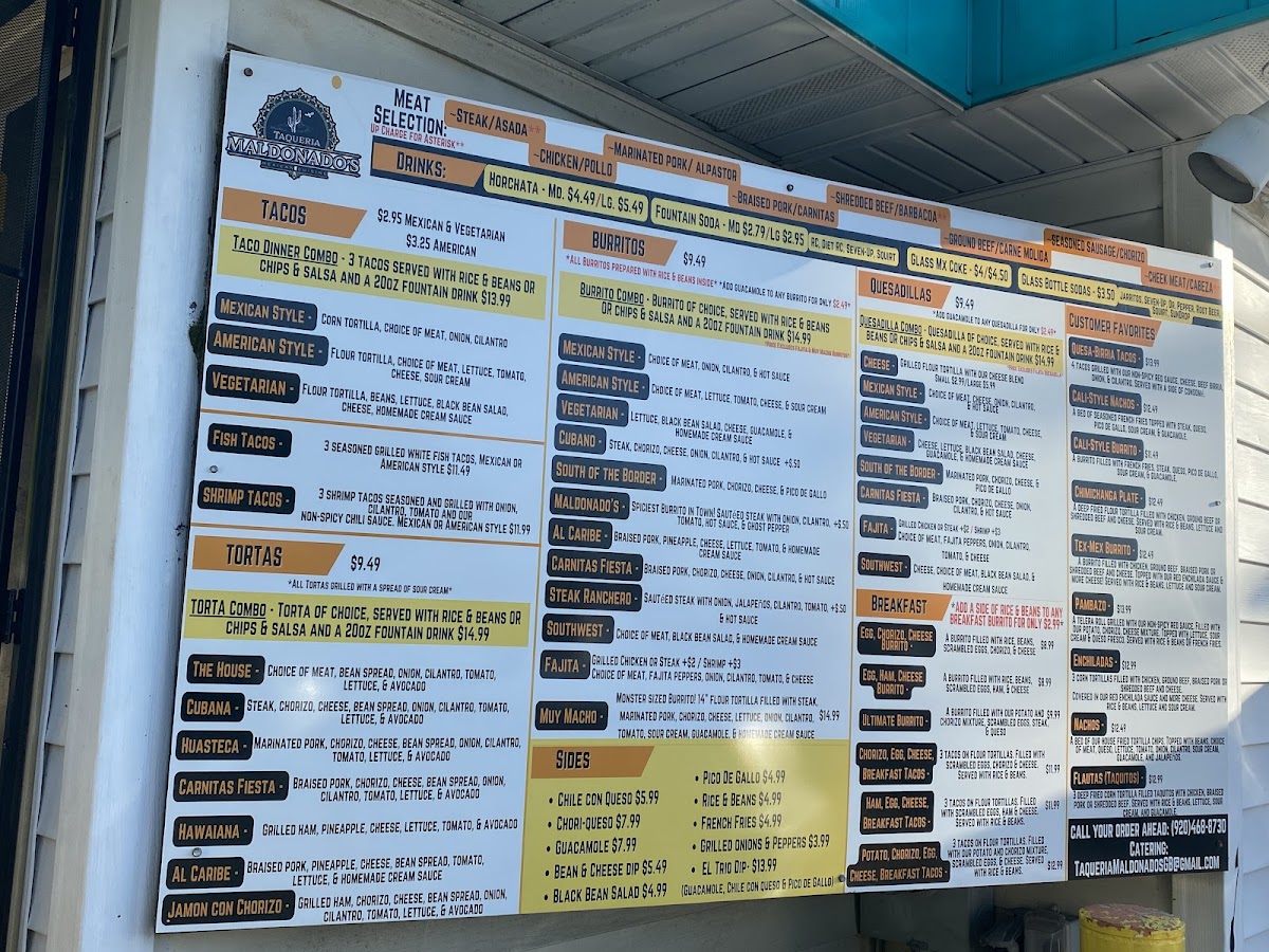 Taqueria Maldonado's Menu - Image 4