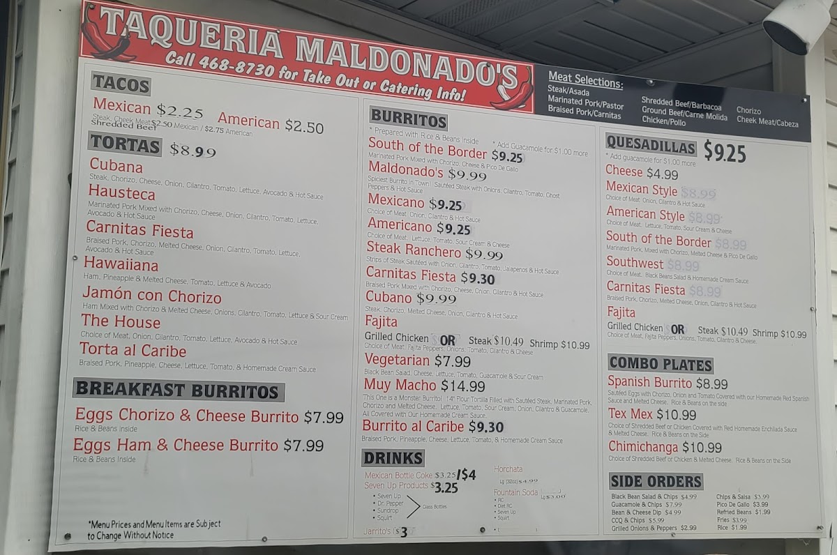 Taqueria Maldonado's Menu - Image 5
